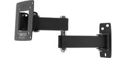 Kromax OPTIMA-104 Кронштейн для LED / LCD телевизоров 10"-28",  max 25 кг,  настенный,  3 ст свободы,  наклон +5°-12°,  поворот ±90°,  от стены 68.5-322 мм,  max VESA 100x100мм,  Black