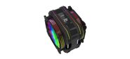 Вентилятор ALSEYE M120D  (PLUS) Universal,  200W,  Heat pipe 6mm*6,  120mm FAN 700;1900rpm,  73.75CFM,  41.2dBA,  8 LED,  LED temperature cover RTL,   (874289)