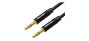 Кабель Vention аудио Jack 3, 5 mm M / Jack 3, 5 mm M - 0.5м Черный
