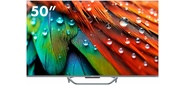 50" Телевизор HAIER Smart TV S4,  QLED,  4K Ultra HD,  серый,  СМАРТ ТВ,  Android TV[DH1VL5D04RU]