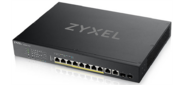 ZYXEL Hybrid Smart PoE ++ Zyxel NebulaFlex XS1930-12HP switch,  19 "rack,  10xRJ-45: 1  /  2.5  /  5  /  10G  (8 of them PoE ++  (802.3bt),  2xSFP +,  375 W PoE budget,  standalone  /  cloud management