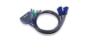 2 PORT KVM SWITCH FOR PS2 W / 0.9m