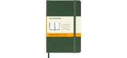 Блокнот Moleskine CLASSIC MM710K15 Pocket 90x140мм 192стр. линейка твердая обложка зеленый