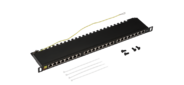 Патч-панель Lanmaster LAN-PPC24S6 19" 0.5U 24xRJ45 кат.6 STP