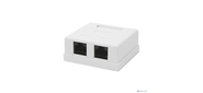 Розетка GEMBIRD NA214 RJ-45 кат.5e внешняя 2 порта, 110&Krone