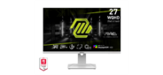 Монитор MSI MAG 274QRFW X32 27" 16:9 WQHD (2560x1440) Rapid IPS Flat,  DisplayHDR 400,  0, 5ms,  1000:1,  100M:1,  300nits,  2xHDMI 2.0b,  DP 1.4a,  Tilt,  Swivel,  Height, Pivot, VESA, 320Hz, White, 1y w-ty