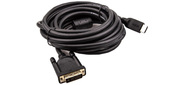 VCOM CG484GD-5M Кабель HDMI AM / DVI (24+1)M, 5м, CU, 1080P@60Hz, 2F, VCOM <CG484G-5M>