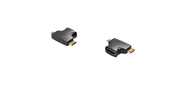 Vention 2 in 1 Mini HDMI and Micro HDMI Male to HDMI Female Adapter Black