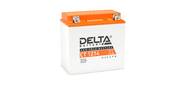 Стартерный мото аккумулятор Delta CT 1214 напряжение 12В,   емкость 14Ач,  клемма Болт + гайка ? 6 мм  (ДхШхВ: 151х88х147мм Полная высота 152мм; Вес 4, 2кг; Кол-во элементов 6; Срок службы 5лет; Гарантия 1год)