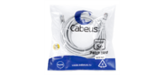 Cabeus PC-FTP-RJ45-Cat.5e-10m Патч-корд F / UTP,  категория 5е,  2xRJ45 / 8p8c,  экранированный,  серый,  PVC,  10м