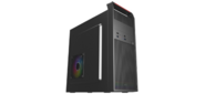 Корпус для ПК ACD Coffre 102N mATX,  Black,  80mm rear FAN,  w / o PSU