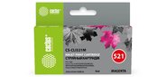 Cactus CS-CLI521M Картридж струйный пурпурный для Canon Pixma MP540 / MP550 / MP620 / MP630 / MP640 / MP980 / MP990 / MX860 / iP3600 / iP4600 / iP4700 (8.2мл)