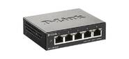 D-Link DGS-1100-05V2 / A1A Настраиваемый L2 коммутатор с 5 портами 10 / 100 / 1000Base-T