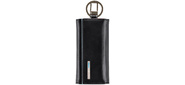 Ключница Piquadro Blue Square  (PC1397B2 / N) черный телячья кожа