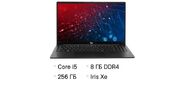 Ноутбук IRU Strato 15ALI Core i5 1235U 8Gb SSD256Gb Intel Iris Xe graphics 15.6" IPS FHD  (1920x1080) Free DOS black 6000mAh  (2058943)