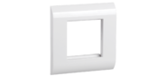 ITK Лицевая рамка для мод. Mosaic 80х80мм пл. суппорт бел.