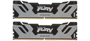 Память DDR5 2x64GB 6400MHz Kingston KF564C32RSK2-64 Fury Renegade Silver XMP RTL Gaming PC5-51200 CL32 DIMM 288-pin 1.4В kit dual rank с радиатором Ret