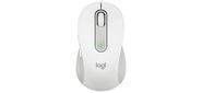 Мышь Logitech Мышь беспроводная Logitech M650 Signature Off White белая,  400-4000 dpi,  Bluetooth + 2.4G,  5 кнопок,  АА-батарейка,  полноразмерная,  правый хват