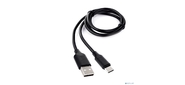 Кабель USB 2.0 Cablexpert CCB-USB2-AMCMO2-1MB,  AM / Type-C,  издание Classic 0.2,  длина 1м,  черный,  блистер