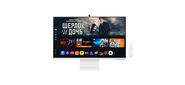 32" Монитор Samsung Smart M8 M80F S32FM803UI White UHD  (3840x2160),  VA,  60Hz,  HDMI+USB-C