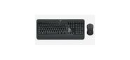 Комплект клавиатура и мышь Logitech Комплект беспроводной Logitech MK540 Advanced |920-008686| клавиатура черная, мультимедийная, 114 |920-008686| клавиш с защитой от воды, мышь черная, оптическая 1000dpi, 3 кнопки, 2.4GHz, USB-ресивер (077478) {4}