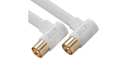 GCR Кабель 5.0m антенный  (коаксиальный) TV M угловой  /  TV M угловой,  GCR-52335