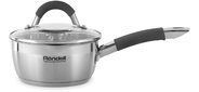 Ковш Rondell Flamme RDS-026,  1.3л,  16см,  с крышкой,  стальной