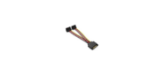 Кабель питания-разветвитель Vention SATA 15pin M  /  2 x SATA 15pin F угол 90 - 0.15м