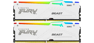 Память DDR5 2x32GB 5200MHz Kingston KF552C40BWAK2-64 Fury Beast RGB RTL Gaming PC5-41600 CL40 DIMM 288-pin 1.25В single rank с радиатором Ret