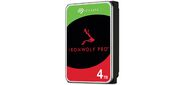 Жесткий диск Seagate 3.5" 4TB IronWolf Pro NAS ST4000NT001 SATA 6Gb / s,  7200rpm,  256MB, 