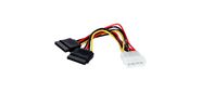 Exegate EX138935RUS Кабель питания 2xSATA (от разъема Molex (IDE) блока питания), 15см Exegate
