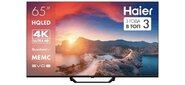 Телевизор HQLED Haier 65" DH1VNBD01RU S2 Pro Frameless черный / черный 4K Ultra HD 60Hz MEMC DVB-T DVB-T2 DVB-C DVB-C2 DVB-S2 USB WiFi Smart TV