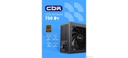 Блок питания CBR ATX 750W 80+ Bronze,  1.5м кабель питания,  черный [PSU-ATX750-12GM] BOX