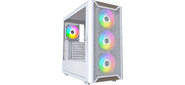 Корпус Montech XR Wood белый без БП ATX 3x120mm 2xUSB3.0 audio bott PSU
