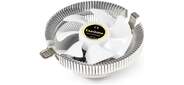 Кулер ExeGate Wizard EE91-PWM.RGB (Al, LGA775 / 1150 / 1151 / 1155 / 1156 / 1200 / 1700 / 1851 / AM2 / AM2+ / AM3 / AM3+ / AM4 / AM5 / FM1 / FM2 / 754 / 939 / 940, TDP 75W, Fan 90mm, PWM, 800-2400RPM, Hydro bearing, 4pin, 11-24db, 170г, многоцветная подсветка, с термопастой, на защелках, Color Box)
