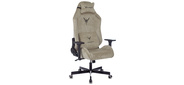 Кресло игровое Knight N1 Fabric бежевый Light-21 с подголов. крестовина металл