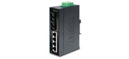IP30 Slim Type 5-Port Industrial Fast Ethernet Switch (-40 to 75 degree C)