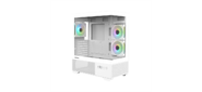 корпус ZALMAN CHRONIX, ATX, WHITE, WINDOW, 1xCombo (3.5’’ or 2.5’’), 1x3.5’’HDD, 2x2.5’’SSD, 1xUSB2.0, 1xUSB3.0, 1xUSB Type-C, SIDE 2x120mm ARGB, REAR 1x120mm ARGB