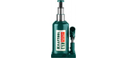 Домкрат Kraftool Double Ram 43463-6 бутылочный гидравлический зеленый