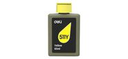 Чернила водорастворимые Deli 511Y-EA1 желтый 65 мл