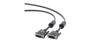 Кабель DVI-D single link Gembird / Cablexpert ,  19M / 19M,  4.5м,  черный,  экран,  феррит.кольца,  пакет  (CC-DVI-BK-15)