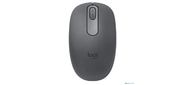 Мышь Logitech M196 графитовый оптическая 1000dpi беспров. BT USB для ноутбука  (910-007315)