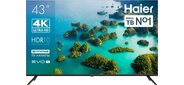 Телевизор LED Haier 43" LED S2 Frameless черный 4K Ultra HD 60Hz MEMC DVB-T DVB-T2 DVB-C DVB-S DVB-S2 USB WiFi Smart TV (RUS)
