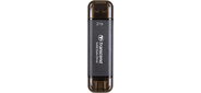 Transcend  TS2TESD310C USB-C 2TB SSD серый USB-A