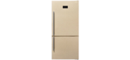 Sharp SJ-653GHXJ52R Комбинированный холодильник с нижней МК, NoFrost, 84*75*186 см, цвет бежевый
