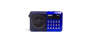 Радиоприемник портативный Сигнал РП-222 черный / синий USB SD