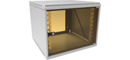 Шкаф коммутационный Suprlan (05-1096) настенный 12U 600x600мм пер.дв.стекл направл.под закл.гайки 70кг RAL 7035 535мм 22.69кг 500мм