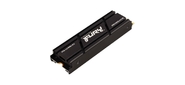 Kingston SSD Fury Renegade,  500GB,  M.2 22x80mm,  NVMe,  PCIe 4.0 x4,  3D TLC,  R / W 7300 / 3900MB / s,  IOPs 450 000 / 900 000,  TBW 500,  DWPD 0.55,  with Heat Spreader  (5 лет)
