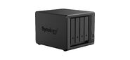 Сетевое хранилище Synology DiskStation DS925+ black  (AMD Ryzen V1500B / 4Gb / 4 pcs  (3.5" or 2.5" SATA or SSD) / 1xM.2 2280 NVMe SSD / RAID / 1x4Gb / no WIFI)  (DS