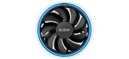 PCCooler E126MB S775 / 115X / AM2 / 2+ / AM3 / 3+ / AM4 / FM1 / FM2 / 2+ TDP 95W,  вент-р 120мм с PWM,  Blue LED FAN,  1000-1800RPM,  26.5dBa Retail Color Box